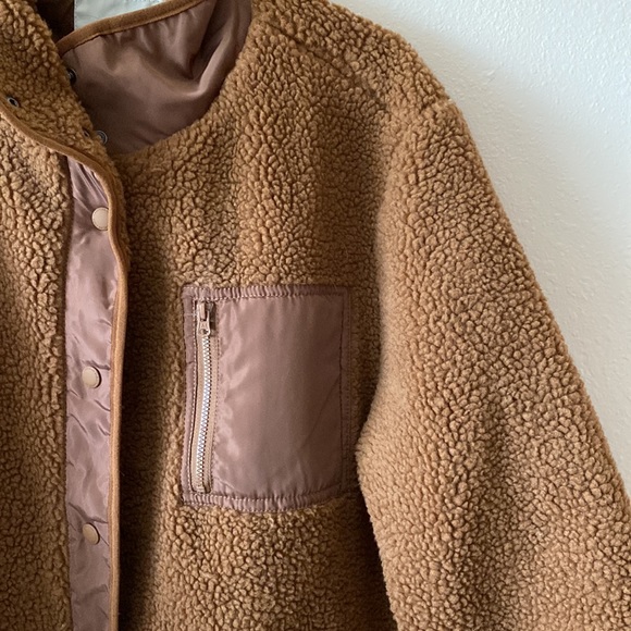 AE Sherpa Snap Front Jacket - Picture 5 of 7